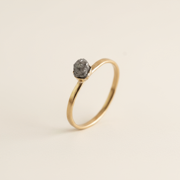 טבעת זהב שקט פראי שירלי קורן צורפות