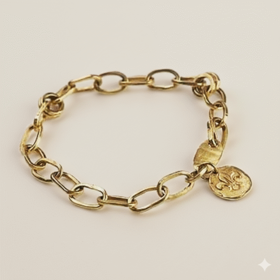 צמיד חוליות זהב 18 קראט.jpg שירלי קורן מעצבת תכשיטים