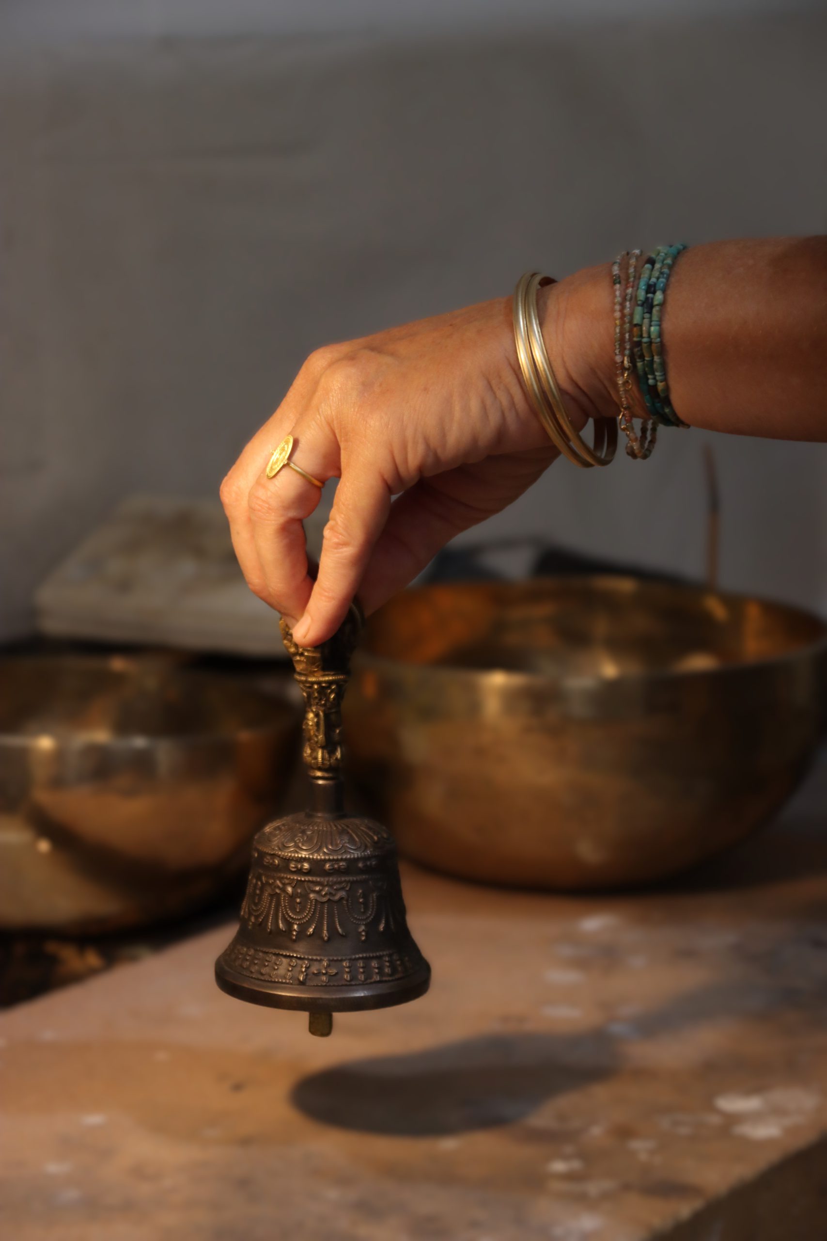 צמיד קשיח כפול מזהב 18 קראט