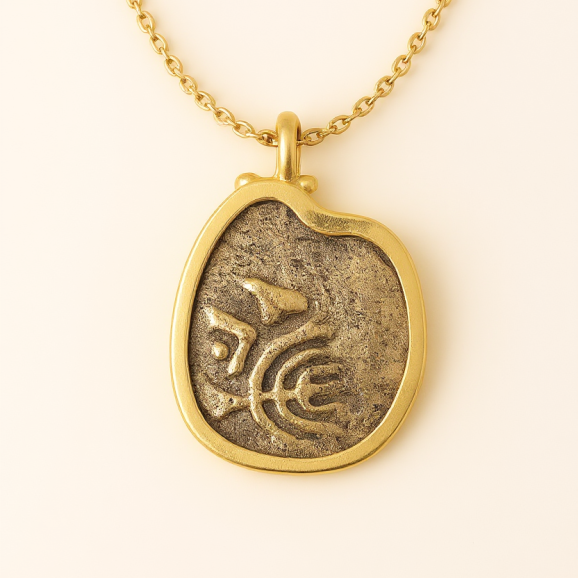 שרשרת מטבע זהב