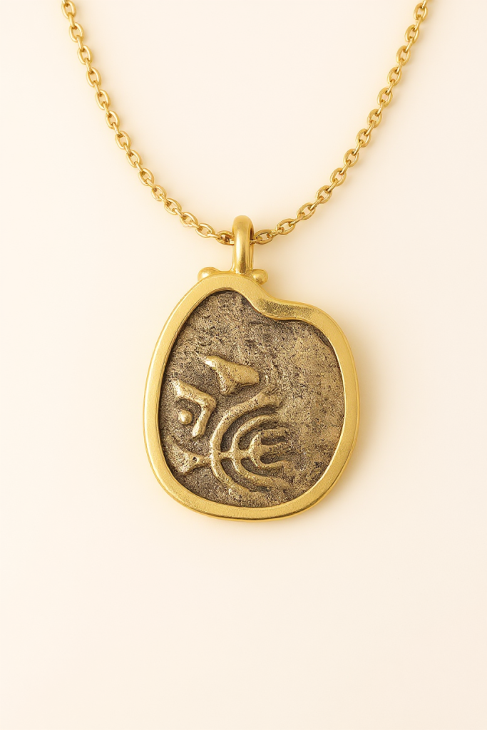 שרשרת מטבע זהב