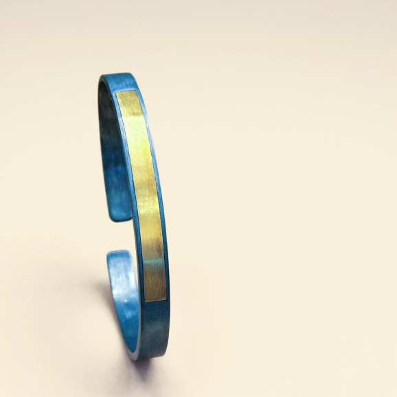 צמיד כסף מושחר