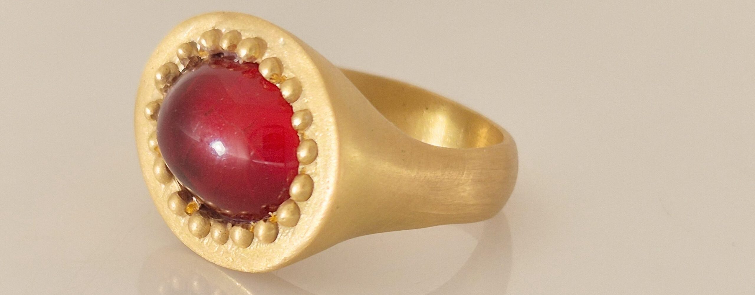 טבעת זהב חותם